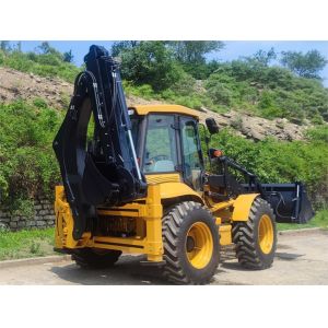 Rotary Load And Unload Towable Mini Excavator Backhoes With Original Mitsubishi