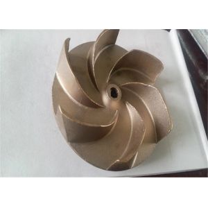 high precision Custom Brass Casting ISO9001 Brass Sand Casting Pump Impeller