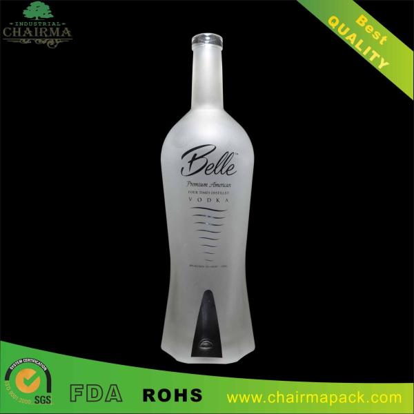 Quality 750ml Vodka or Tequila Frosted Bottle for sale