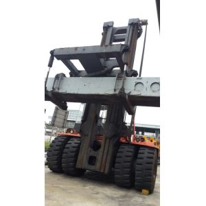 Flexible Used Container Handler , Reach Stacker Forklift Hydraulic Powered