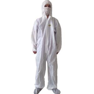 Buy cheap Waterproof  Disposable Protective Coverall Lightweight Non Woven Material product