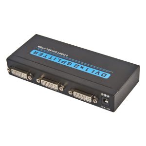 Signal Transmission 3.4Gbps Serial Link 1x2 DVI Splitter