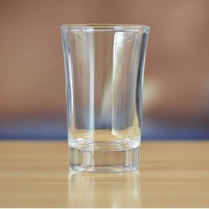 Buy cheap Logo Printed Clear  Unique Shot Glasses With Color Decal from wholesalers