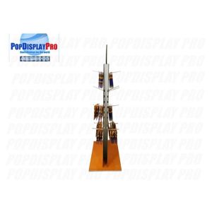 Buy cheap 12 Hooks Corrugated Cardboard Hook Display 2 Sided Eiffel Tower Shaped Durable from wholesalers