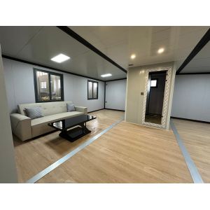 Buy cheap 15-30 Years Service Life Fireproof Prefabricated House Customized Movable Expandable Modular Homes with Multi-function from wholesalers