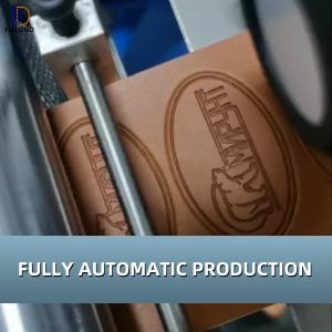 Heat Press Logo Leather Embossing Labeling Machine 5KW 60HZ