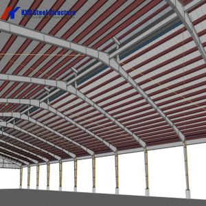 Prefabricated Industrial Factory Warehouse Metal Frame House Modular Steel