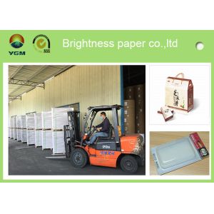 Mixed Pulp Coated Blister Board Paper Back For Product Packaging Strong