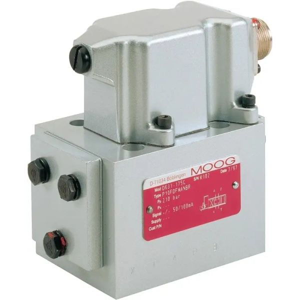 Buy cheap Moog Servo Valve with G3/8 Outlet Port Lip Seal or Mechanical Seal and Horizontal Pump Shaft for Hydraulic Systems from wholesalers