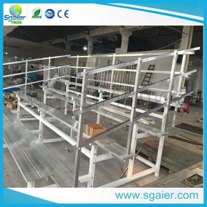 University Tiered Seating Aluminum Stadium Bleachers Mobile With Red Chair /