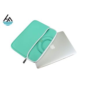 Custom Waterproof Neoprene Laptop Bag With Shoulder Strap Smooth Zipper