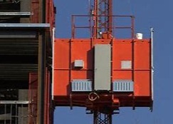 Buy cheap Q345B 3.2T Passenger  Construction Material Hoists Smooth Starting Stopping from wholesalers