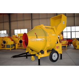 JZR500 Diesel Engine Reversing Drum Hydraulic Hopper Concrete Mixer