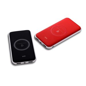 Plastic Wireless Power Bank 10000mah , Cordless Portable Phone Charger