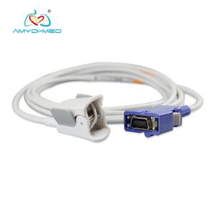 Buy cheap Covidien  Spo2 Compatible N-390 N-395 N-550 N-560 N-595 Adult finger clip reusable spo2 sensor from wholesalers