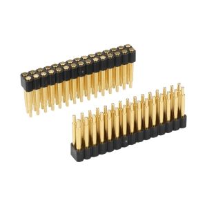 Buy cheap 3.0mm pitch 3pin Gold Plated SMT Type Automotive Brass Pogo Pin Connector for pcb from wholesalers