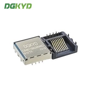Buy cheap DGKYDCB461188GWW6DB1075 Submersible RJ45 Connector Ultra Thin Interface LCP Material Without Filter 8P8C SMT from wholesalers