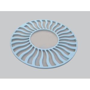 Buy cheap Round Cast Iron Counterweight Rust Proof Driveway Drains And Grates from wholesalers