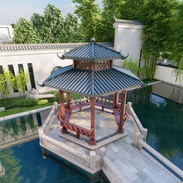 Buy cheap Customizable Sturdy Aluminum Pavilion Combining Traditional And Modern Elements from wholesalers