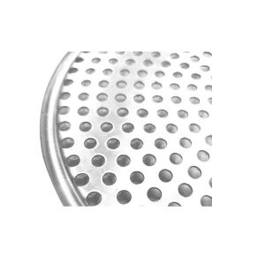 Buy cheap 14 inch perforated round aluminum pizza pan baking tray punched pizza tray for bakery or bar or restaurant from wholesalers