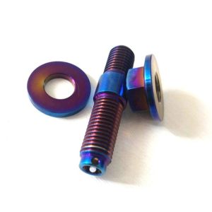 Buy cheap CNC Titanium Exhaust Manifold Stud Kit Burnt Blue GR5 from wholesalers