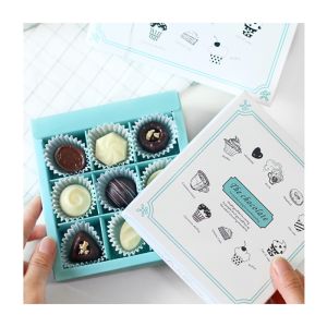 China Macaroon Candy Chocolate Box Cardboard Packaging Stamping Custom on sale