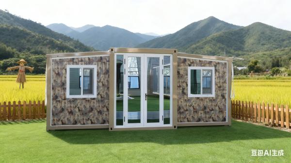 Buy cheap 37 Square Meters Expandable Double Wing Container House Expand Your Possibilities with Bamboo Plywood Floor on Both Sides from wholesalers