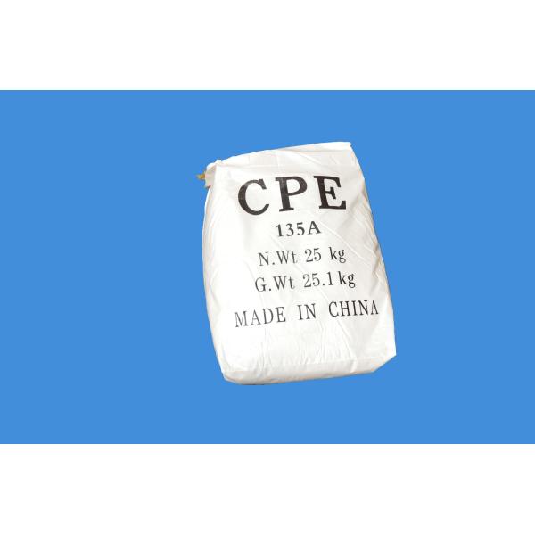 Buy cheap Elastic Polymer Chlorinated Polyethylene 135A Weather Resistance from wholesalers