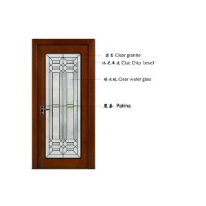 Buy cheap Horizontal Opening Bevel Art Glass Panels Flat Shape Custom Black Zine Privacy Art Glass from wholesalers