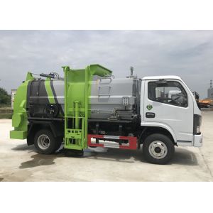Buy cheap Dongfeng 4X2 120HP 6 Wheeler Side Loader Refuse Truck from wholesalers