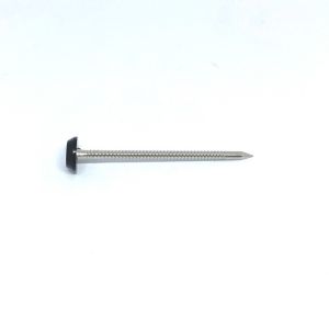 Buy cheap Stainless Steel Ringed Plastic Head Nails For Outside Construction from wholesalers