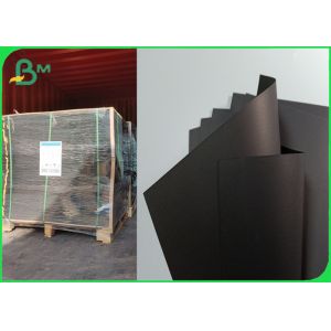 Buy cheap Uncoated Strong Soild Black Cardboard Sheets With 250gsm 300gsm from wholesalers