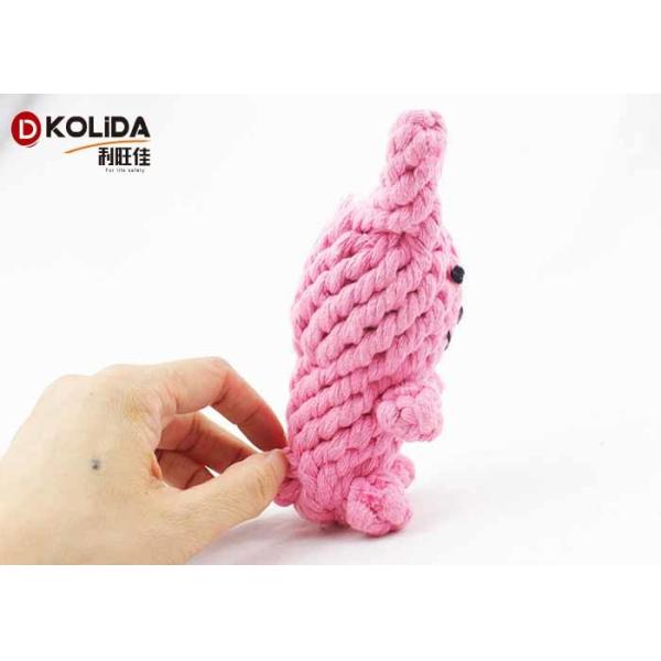 Buy cheap Pink Color Pet Toys , Tug Rope For Dogs 6 x 16cm For Aggressive Chewers from wholesalers
