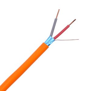 Unshielded/Shielded Bare Copper Fire Alarm Cable 2 Core 1x2x0.5 mm2 ExactCables