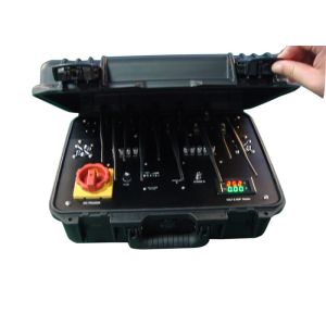 Buy cheap Portable VIP Protection Defence Waterproof RF GPS WIFI5.8G Signal Suitcase UAV Drone Jammer from wholesalers