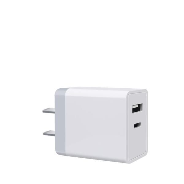 Buy cheap 28W US PD TRAVEL CHARGER TYPE-C +USB FAST CHRGER for Macbook compatible with HUAWEI QUICK CHARGE QC3.0/QC2.0 from wholesalers