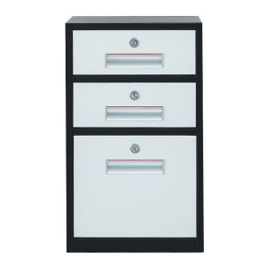 Buy cheap Industrial Design Office File Cabinet with Lock and Movable Three Drawers OEM Storage from wholesalers