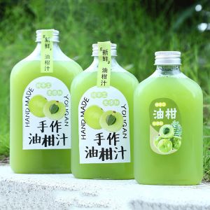 Buy cheap Modern Square Round Milk Tea Bottles With Insulation Handle from wholesalers