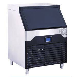 Buy cheap Stainless Steel Air-cooled Commercial Ice Cube Machine 90kg Ice Output and 670*670*865 Dimensions to Meet Your Needs from wholesalers