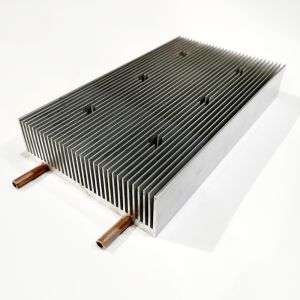 Buy cheap AL6063 T5 Water Radiator Heat Sink Anticorrosive Black Anodizing from wholesalers
