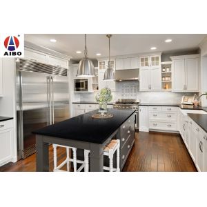 Hot Sale Wholesale Artificial Quartz Sparkle Black Color Stone for Kitchen