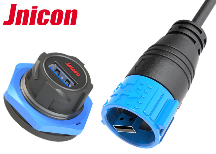 Buy cheap Jnicon Waterproof USB Connector Panel Mount A Type Single Port For Data Transmission from wholesalers