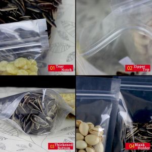 Buy cheap Resealable k Doypack Stand Up Pouch Clear Transparent Plastic Packaging Bag With Zipper from wholesalers