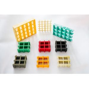 Customizable Fiberglass Grating Panels Molded 1000m2 Technique