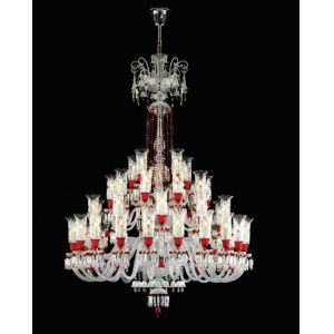 Buy cheap Clear Or Colourful Custom Creative Glass Chandeliers Contemporary Chandeliers For High Ceilings from wholesalers