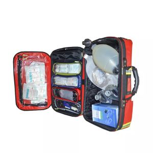 Reusable EVA Emergency Medical Bag , Multiscene First Aid Backpack Empty