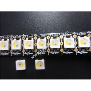 black pcb dc5v individual control dmx rgbw led strip