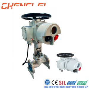 Angular Multi-Turn Electric Actuator with Modulating Control and Manual Override