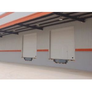 Buy cheap Polyurethane Foam Overhead Sectional Door High Speed Excellent Insulation Rapid sectional warehouse sandwich panel doors from wholesalers