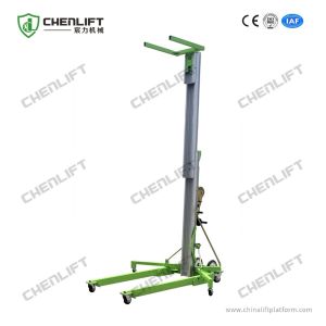 Portable Manual Material Lift with Swivel Locks Manually operated